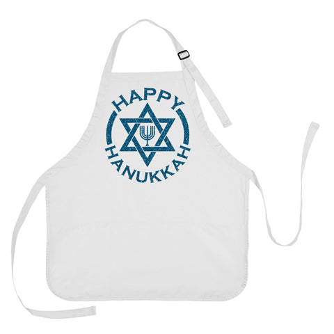 Hanukkah Apron, Hanukkah Cooking Apron, Hanukkah Baking Apron, Happy Hanukkah Apron, Happy Hanukkah Gift