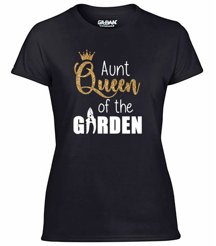 Aunt Queen of the Garden Shirt, Gardening Shirt for Aunt, Queen of the Garden Gift for Aunt, Gardening Gift for Aunt