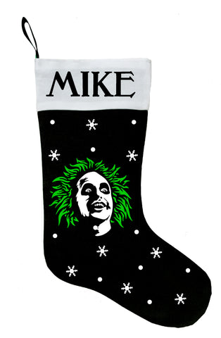Beetlejuice Christmas Stocking, Beetlejuice Stocking, Beetlejuice Gift Idea, Beetlejuice Christmas Gift