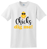 Chicks Dig Me Easter Shirt, Boys Easter Shirt, Chicks Dig Me Boys Easter Onesie