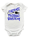 Daddy's Fishing Buddy Shirt, Fathers Day Shirt for Boys, Fishing Fathers Day Shirt
