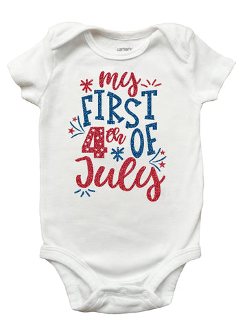 My First 4th of July Shirt, 4th of July Shirt for Girls