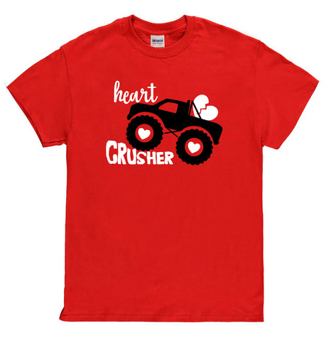 Heart Crusher Valentines Day Shirt, Boys Valentines Day Shirt, Heart Crusher Shirt, Valentines Shirt for Boys