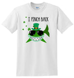 I Pinch Back Childrens Shirt, Baby Shark I Pinch Back Shirt, St Patricks Day Shark Shirt, St Patricks Day Shark Onesie
