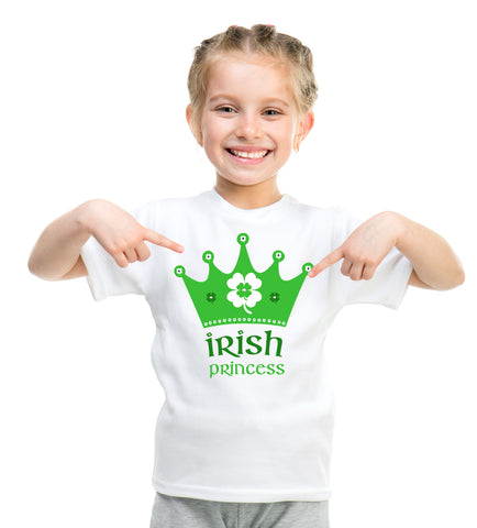 Irish Princess Children's T-Shirt or Baby Romper, St. Patricks Day Shirt for Kids