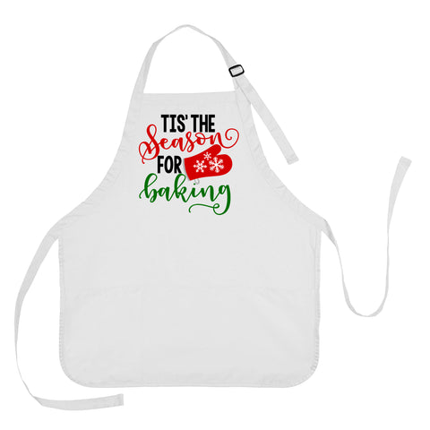 Tis The Season for Baking Apron, Tis the Season Apron, Christmas Baking Apron, Christmas Apron