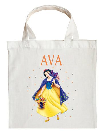 Snow White Trick or Treat Bag - Personalized Snow White Halloween Bag
