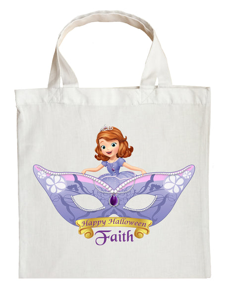 Sofia The First Trick or Treat Bag Personalized Sofia the First Halloween Bag