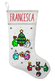 Among Us Christmas Stocking, Among Us Stocking, Imposters Christmas Stocking, Imposters Stocking