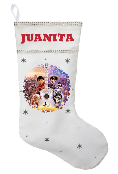 Coco Christmas Stocking, Personalized Coco Stocking, Coco
