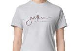 Thanksgiving T-Shirt for Women, Gather and Be Grateful T-Shirt