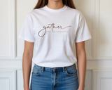 Thanksgiving T-Shirt for Women, Gather and Be Grateful T-Shirt