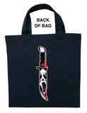 Scream Trick or Treat Bag - Personalized Ghostface Halloween Bag, Scream Loot Bag