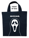 Scream Trick or Treat Bag - Personalized Ghostface Halloween Bag, Scream Loot Bag
