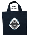 Shark Trick or Treat Bag, Personalized Shark Halloween Bag, Custom Shark Candy Bag