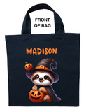 Sloth Trick or Treat Bag, Sloth Halloween Bag, Sloth Candy Bag, Sloth Halloween Accessory