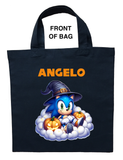 Sonic Trick or Treat Bag, Personalized Sonic Halloween Bag, Sonic Candy Bag