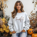 Thanksgiving Sweater for Women, Thankful Sweatshirt, Crewneck