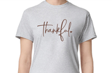 Thanksgiving T-Shirt for Women, Thankful T-Shirt, Crewneck