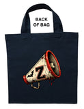 Custom Zombie Cheerleader Trick or Treat Bag, Zombie Cheerleader Halloween Bag