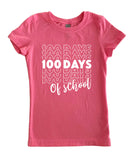 100 Days of School Shirt for Girls, 100 Days of School T-Shirt, Girls 100th Day