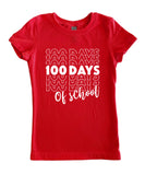 100 Days of School Shirt for Girls, 100 Days of School T-Shirt, Girls 100th Day