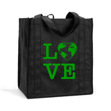 I Love the Earth Shopping Tote, I Love the Earth Grocery Bag, I Love the Earth Resusable Shopping Bag, I Love the Earth Resusable Bag, I Love the Earth Resusable Tote