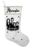 Addams Family Christmas Stocking, Addams Family Stocking, Addams Family Christmas Gift, Addams Family Present