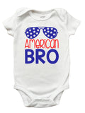 4th of July Shirt for Boys, American Bro Shirt, 4th of July Shirt for Kids