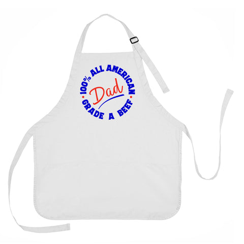 All American Dad Apron, Father's Day Apron, Dad's Grilling Apron, 4th of July Apron