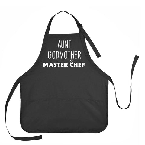 Aunt, Godmother, Master Chef Apron, Godmother Gift, Godmother Apron, Women's Master Chef Apron, Master Chef Apron