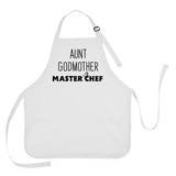 Aunt, Godmother, Master Chef Apron, Godmother Gift, Godmother Apron, Women's Master Chef Apron, Master Chef Apron