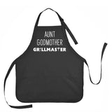 Aunt, Godmother, Grillmaster Apron, Godmother Gift, Godmother Apron, Women's Grillmaster Apron