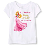 Princess Aurora Shirt for Girls, Mommy and Daddys Princess Aurora Shirt, Personalized