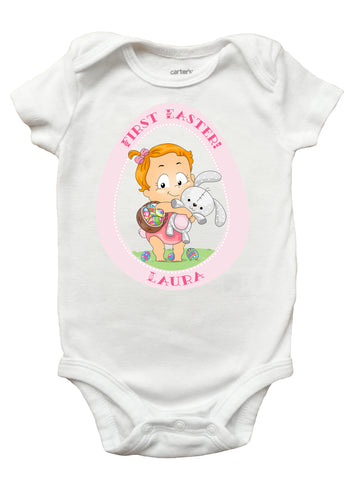 My First Easter Shirt, My First Easter Onesie, Personalized First Easter Shirt for Boys and Girls