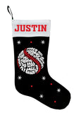Baseball Christmas Stocking, Personalized Baseball Stocking, Baseball Christmas Gift