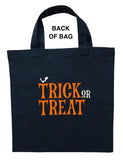 Bat Trick or Treat Bag, Personalized Bat Trick or Treat Bag, Custom Bat Halloween Bag, Bat Loot Bag, Personalized Bat Bag