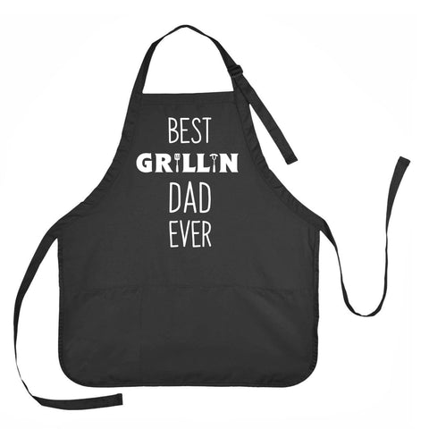 Father's Day Apron, Best Grillin Dad Ever Apron, Dad's Grilling Apron