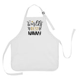 Worlds Best Nanny Apron, Worlds Best Nanny Gift, Gift for Nanny, Best Nanny Apron, Apron for Nanny