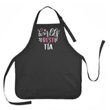 Worlds Best Tia Apron, Gift for Tia, Apron for Tia, Worlds Best Tia Gift