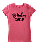 Birthday Crew Shirts for Girls, Birthday Party Group Shirts, Girls Matching Birthday Shirts, Birthday Crew Shirts, Birthday Girl Shirt