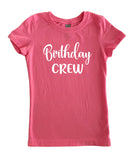 Birthday Crew Shirts for Girls, Birthday Party Group Shirts, Girls Matching Birthday Shirts, Birthday Crew Shirts, Birthday Girl Shirt