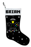 Gamer Christmas Stocking, Gamer Stocking, Custom Gamer Stocking, Personalized Gamer Stocking