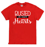 Busted for Stealing Hearts Valentines Day Shirt, Boys Valentines Day Shirt, Valentines Shirt for Boys