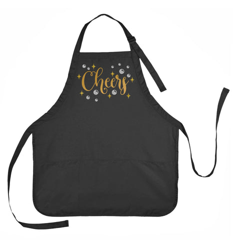 Party Apron, Cheers Apron, New Years Eve Apron, Celebration Apron
