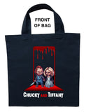 Chucky Trick or Treat Bag, Tiffany Trick or Treat Bag, Child's Play Trick or Treat Bag, Chucky Halloween Bag