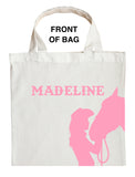 Cowgirl Trick or Treat Bag, Cowgirl Halloween Bag, Custom Cowgirl Bag, Custom Cowgirl Loot Bag