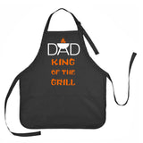 Dad King of the Grill Apron, Pa Pa King of the Grill Apron, Fathers Day Apron, Grilling Apron
