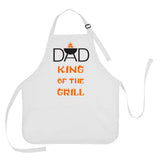 Dad King of the Grill Apron, Pa Pa King of the Grill Apron, Fathers Day Apron, Grilling Apron