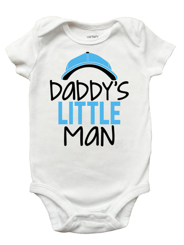 Daddy's Little Man Shirt, Daddy's Little Man Onesie, Fathers Day Shirt for Boys